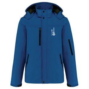 TT.K650 Parka softshell doublée capuche homme - Bleu