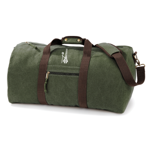 TT,QD613 Sac de voyage vintage en toile TRF Région 2