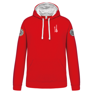 TT.K446 bleu a capuche logo bigoudène coeur/ logo region 2 bras gauche / logo TRF bras droit