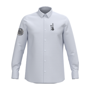 TT.595 chemise blanche logo coeur bigoudène et logo région sur manche