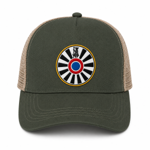 TT.NS035 Casquette logo TRF devant et derrière couleur Organic Khaki / Beige